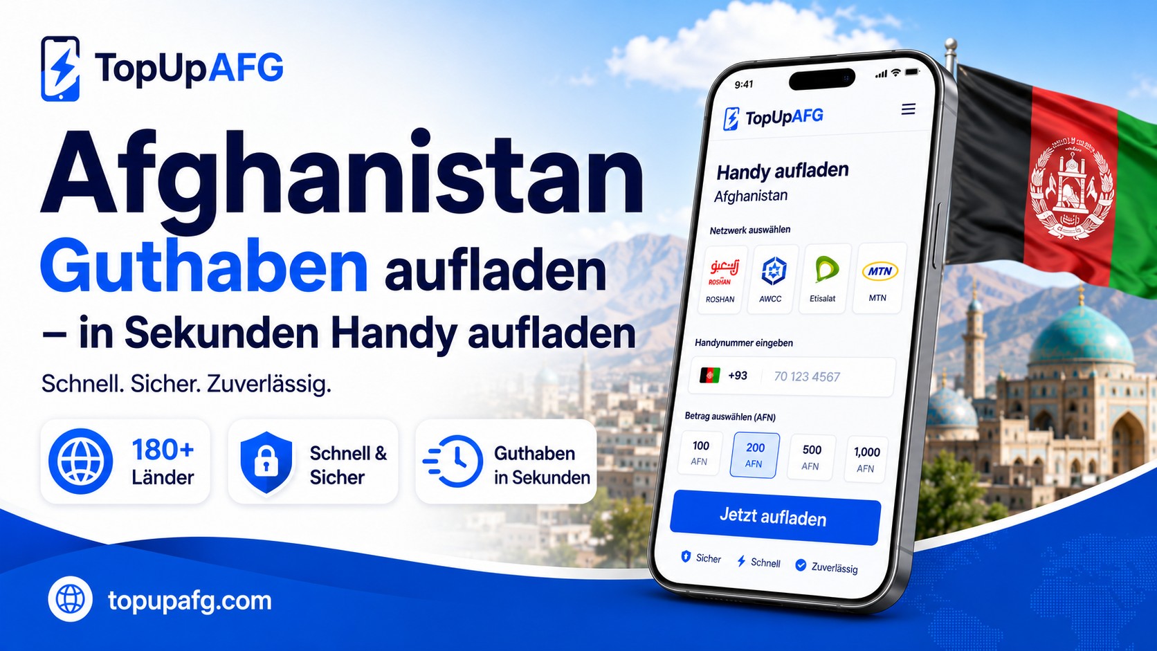 How to Send Mobile Top-Up to Afghanistan (2026 Guide)